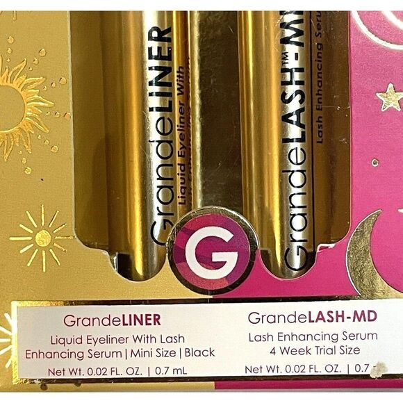 Grande Cosmetics Mini Magic Lash Serum, Brow Serum & Lip Plumper Set NIB - Picture 7 of 9